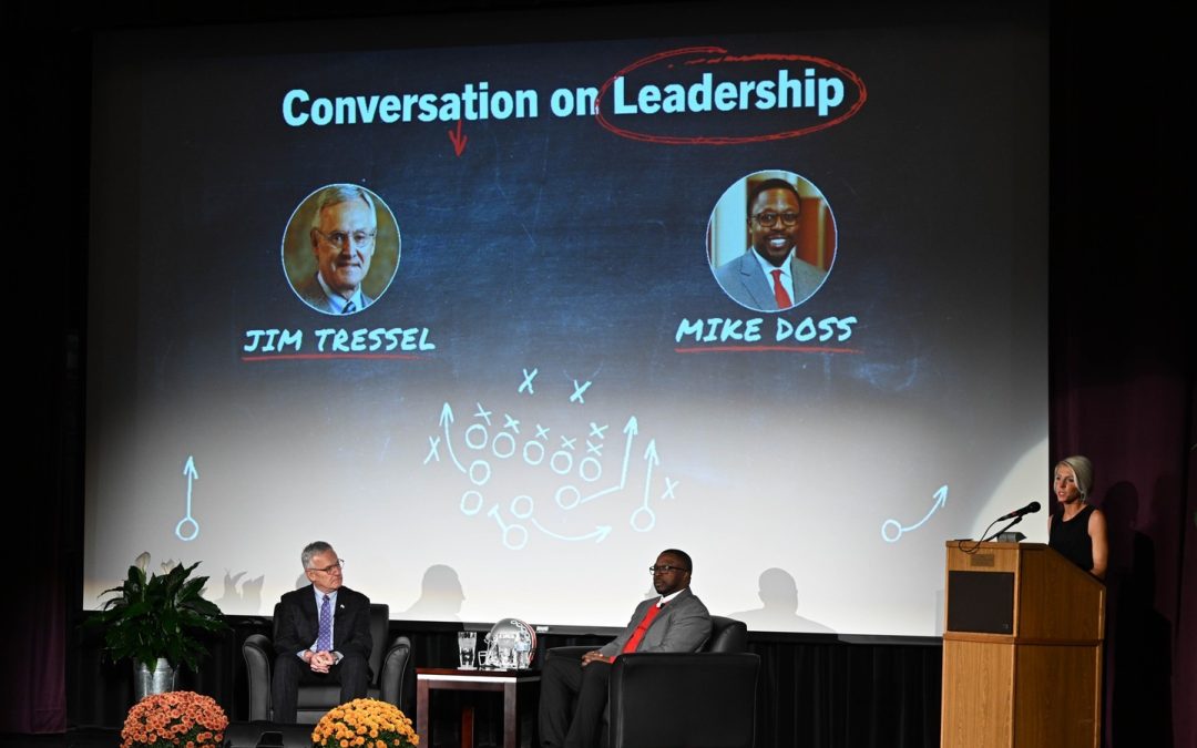 Conversation on Leadership with Youngstown State University President Jim Tressel & Former Ohio State University Safety Mike Doss